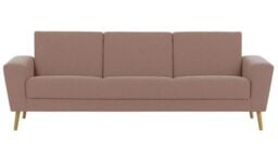 Cosy Fold-Out Sofa Bed, pastel pink