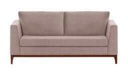 Gosena Wood 2,5 Seater Sofa, light blue, Leg colour: like oak - thumbnail 1