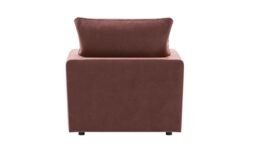 Dillon Velvet Armchair, dirty pink - thumbnail 2