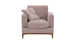 Covex Wood Armchair, lilac, Leg colour: aveo - thumbnail 1