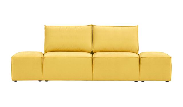 Charles 3-Piece Modular Sofa, yellow