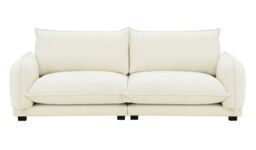 Bali 3 Seater Sofa, boucle white