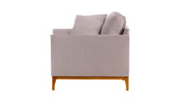 Linara Armchair, lilac, Leg colour: aveo - thumbnail 3