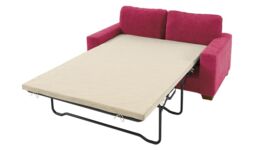 Comet 2 Seater Sofa Bed, pink - thumbnail 1