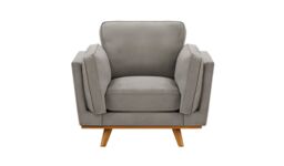 Gabrielle Armchair, V 36 - Peacock, Leg colour: white