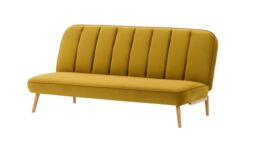 Lull Click-Click Sofa Bed, V 33 - Rust, Leg colour: white