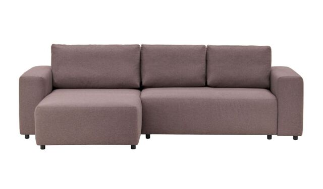 Solace Left Hand Corner Sofa Bed, cream - image 1