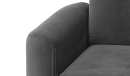 Elegance Corner Sofa Bed With Storage, graphite - thumbnail 2