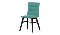 Fafa Dining Chair, light blue, Leg colour: black