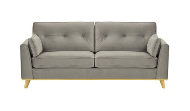 Farrow 3 Seater Sofa, silver, Leg colour: like oak - image 1