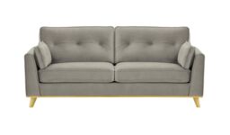 Farrow 3 Seater Sofa, silver, Leg colour: like oak - thumbnail 1