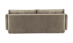 Darnet Sofa Bed with Storage, grey, Leg colour: dark oak - thumbnail 3