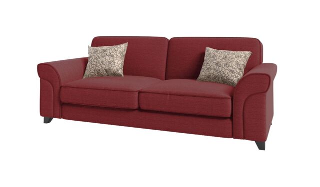 Pepe 3 Seater Sofa, red