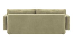 Boris Sofa Bed with Storage, beige, Leg colour: dark oak - thumbnail 3