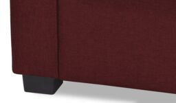 Kropp Right Hand Corner Sofa Bed With Storage, red - thumbnail 4