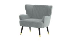 Giselle Armchair, silver - thumbnail 4