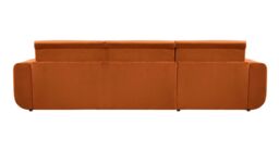 Salsa corner sofa bed with storage, boucle beige - thumbnail 3