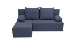 Novel Corner Sofa Bed With Storage, blue
