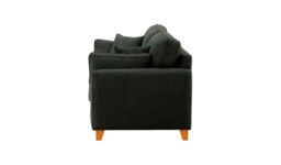 James 3 Seater Sofa, charcoal, Leg colour: aveo - thumbnail 3