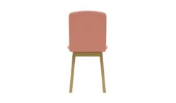 Cubo Dining Chair, beige, Leg colour: black - thumbnail 2