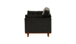 Farrow 2 Seater Sofa, black, Leg colour: aveo - thumbnail 3