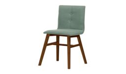 Cod Dining Chair, pastel blue, Leg colour: dark oak