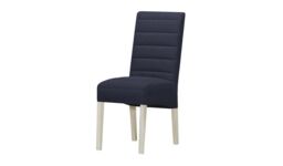 Sonitag Dining Chair, navy blue, Leg colour: white