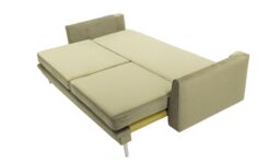 Cornelia Sofa Bed with Storage, mink, Leg colour: white - thumbnail 2