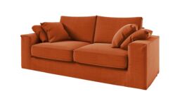 Elize 3 Seater Sofa, orange