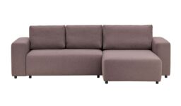 Solace Right Hand Corner Sofa Bed, brown