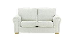 Bonna 2 Seater Sofa, chalk, Leg colour: wax black - thumbnail 1