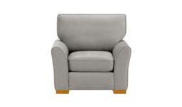 Serena Armchair, dirty pink, Leg colour: like oak