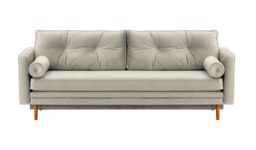 Mossa Sofa Bed with Storage, silver, Leg colour: aveo - thumbnail 1