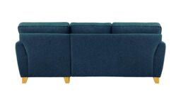 James Right Corner Sofa, mustard, Leg colour: black - thumbnail 2