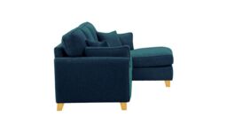 James Right Corner Sofa, mustard, Leg colour: black - thumbnail 3