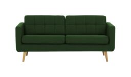 Brest 3 Seater Sofa, dark green