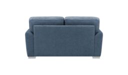 Newton 2 Seater Sofa, denim blue, Leg colour: white - thumbnail 2