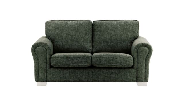 Bonna 2 Seater Sofa, charcoal, Leg colour: white - image 1