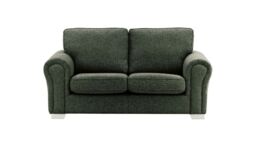 Bonna 2 Seater Sofa, charcoal, Leg colour: white - thumbnail 1