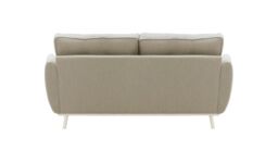 Zinola 3 Seater Sofa, beige, Leg colour: white - thumbnail 2