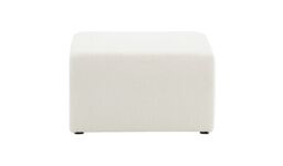 Amy Square Pouffe, boucle cream - thumbnail 1