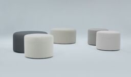 Amy Square Pouffe, boucle cream - thumbnail 2