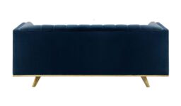 Vicenza Universal Corner Sofa, blue, Leg colour: wax black - thumbnail 2
