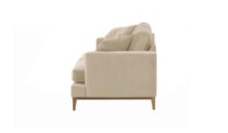 Covex Wood 2,5 Seater Sofa, light beige, Leg colour: like oak - thumbnail 3