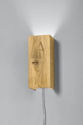 Vonten Modern Rustic Plug-in Wall Light - thumbnail 1