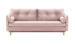 Darnet Sofa Bed with Storage, lilac, Leg colour: wax black - thumbnail 1