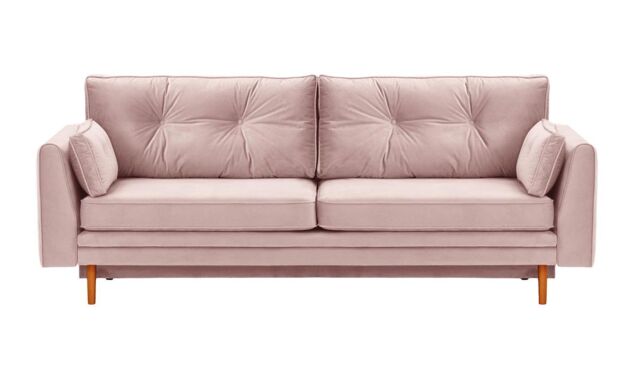 Amelia Sofa Bed with Storage, lilac, Leg colour: aveo - image 1