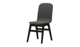 Capita Dining Chair, dark grey, Leg colour: black