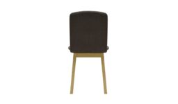 Cubo Dining Chair, dark green, Leg colour: like oak - thumbnail 2