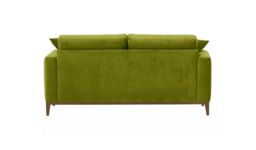 Covex Wood 2,5 Seater Sofa, olive green, Leg colour: wax black - thumbnail 2